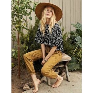 ANTHROPOLOGIE RHYS LINEN JOGGER
